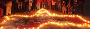 अछाम जेसीजद्वारा प्रजातन्त्र दिवसको अवसरमा दीप प्रज्वलन
