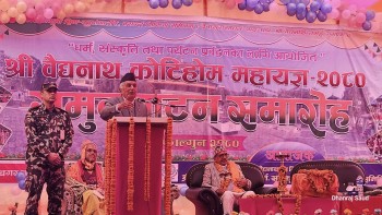 बैद्यनाथ धाम पर्यटकको आर्कषणको केन्द्र हो : राष्ट्रपति पौडेल