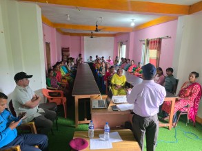बालबालिका विरुद्ध हुने हिंसा सम्बन्धी सचेतना कार्यक्रम साँफेबगरमा