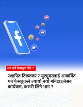 टिकटक र युट्युबका स्थापित क्रियटरलाई आकर्षित गर्न फेसबुकले ल्यायो नयाँ मनिटाइजेसन कार्यक्रम
