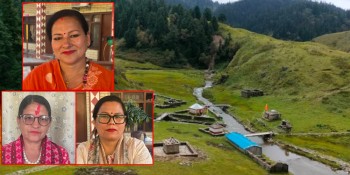 पहिलो पटक महिलाको काँधमा खप्तडको जिम्मेवारी