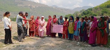 जलवायुमैत्री कृषक पाठशाला तालिम तथा “कृषक दिवस” मष्टामाण्डौमा सम्पन्न