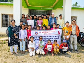 साँफेबगर १४ पातलकोटमा बाल सञ्जाल गठन तथा बाल अधिकार सम्बन्धी अभिमुखीकरण