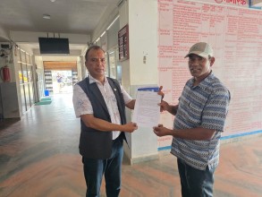 सार्वजनिक संस्थामा स्तनपान कक्ष निर्माणको माग गर्दै ज्ञापन पत्र