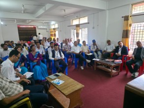 साँफेबगरमा स्वास्थ्य कार्यक्रमको वार्षिक समीक्षा तथा योजना तर्जुमा कार्यक्रमको समापन