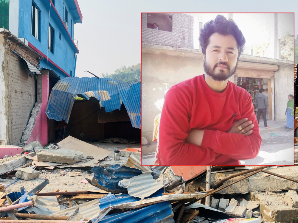 गीताको घर निर्माणका लागि तरुण दलका क्षेत्रिय सभापति कडायतले गरे १५ हजार बढि सहयोग