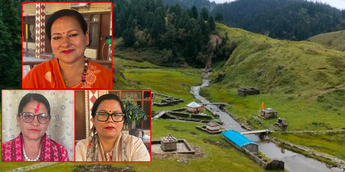 पहिलो पटक महिलाको काँधमा खप्तडको जिम्मेवारी